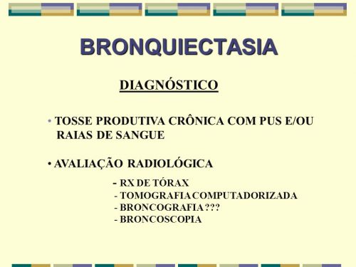 Diagnóstico da Bronquiectasia