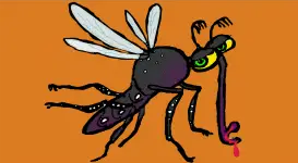 Ilustração do Mosquito da Dengue