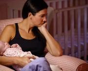 Mother With Baby Suffering From Post Natal Depression
