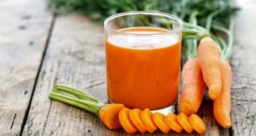 Suco de cenoura