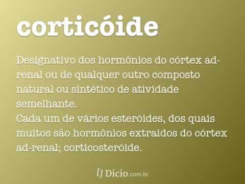 Descrição do Corticoide  
