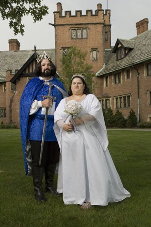 Casal em Trajes Medieval 